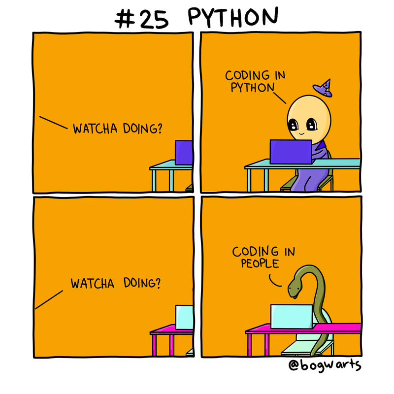 python funny comic programming coding